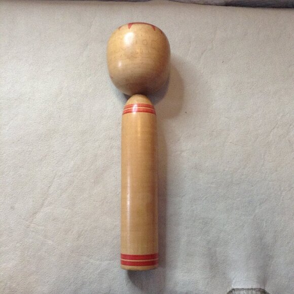 VTG Japanese Kokeshi Doll Lady, Dento, Signed, wood turned; Collectible, Asian - Picture 2 of 6